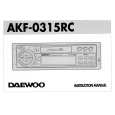 DAEWOO AKF-0315RC Owners Manual
